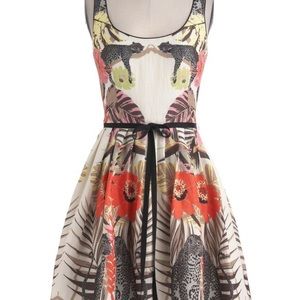 Anthropologie Corey Lynn Calter jungle dress